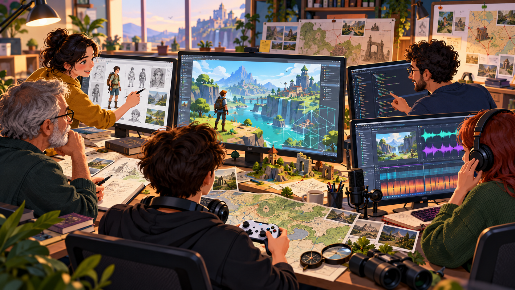 De l'art à la recherche en passant par la programmation : Découvrir les métiers du jeu vidéo